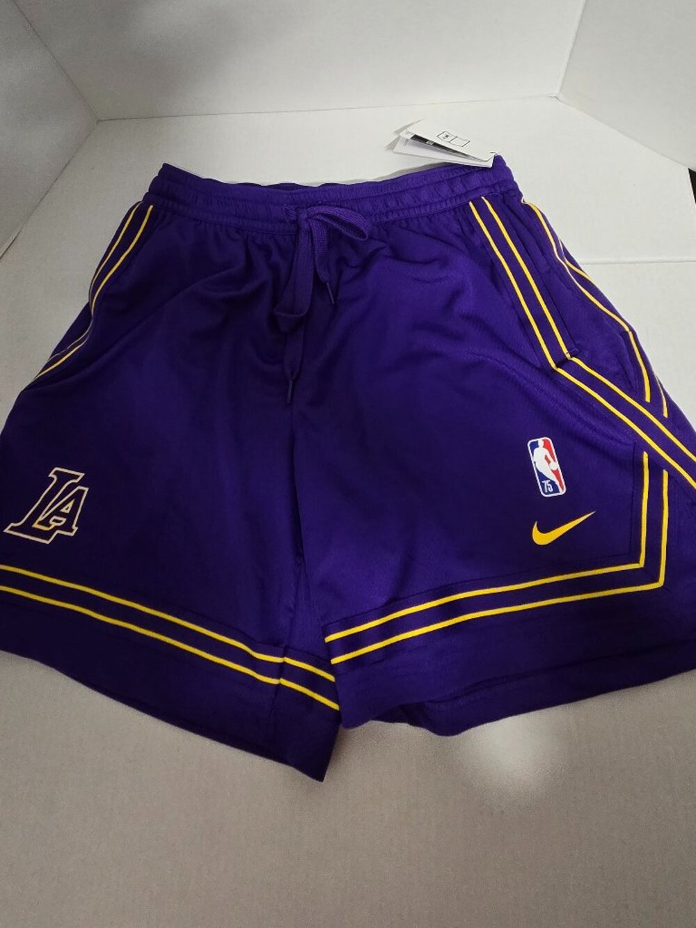 🏀💜 Nike Los Angeles Lakers NBA 75th Anniversary Courtside Shorts – Women's Med